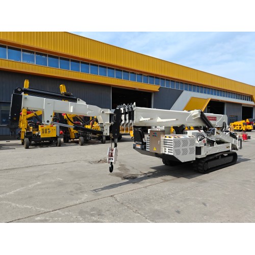 Белый 8-тонный паук-кран для промышленного использования