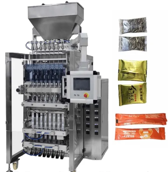 Multilane Back Sealing Bag Granule Packing Machine