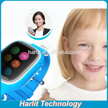 New SOS Wrist GPS Tracker Watch For Kids With WiFi Positioning Large Touch Screen Emergency Calling