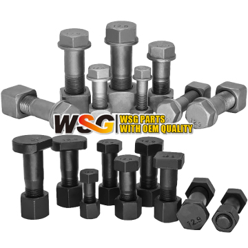 High Precision Hex Hole Bolt and Nut Set for Excavator (1D4599, 1D4600, 1B7709)