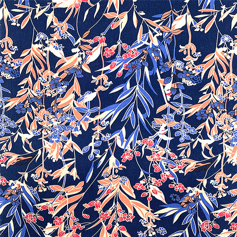Floral Printing Rayon Fabric
