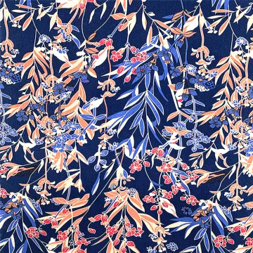Beautiful Floral Printing Rayon Ladies Summer Fabrics