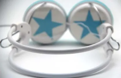 Star Mix Style Portable Stereo Headphones For Mp4 / Computer 108db