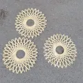 Decorazioni per la casa da parete in bambù fatte a mano