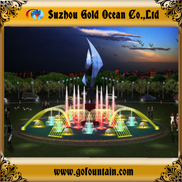 Dia. 26m Large Outdoor Water Fountains Musical Fountain Design