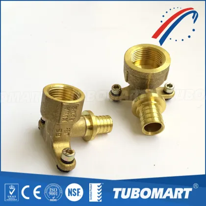 Tubomart hotsale rehau wall mounted female pex elbow fitting with high quality