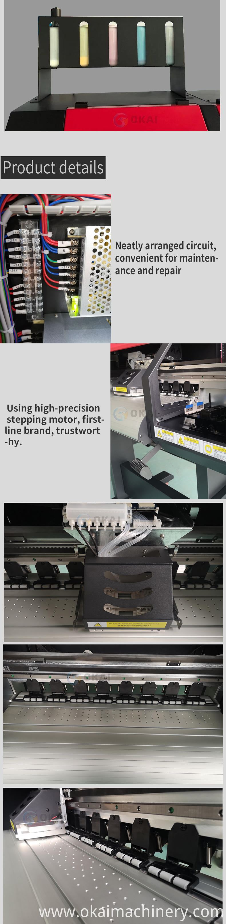 heat press printer with powder machine for OKAI China Manufacturer