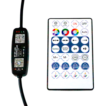Smart RGBIC LED Dimmer with SPI Controller and 28-Key RF Remote