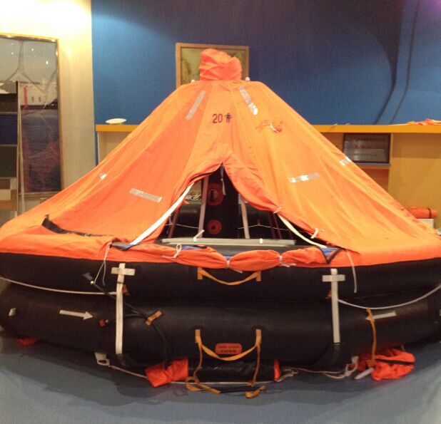 Davit Launched Inflatable life raft