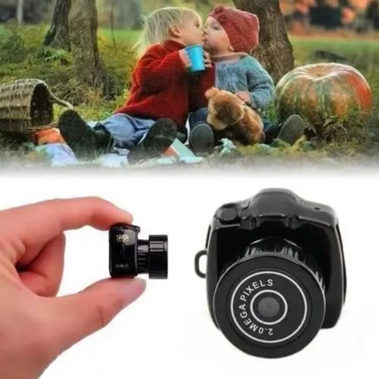 Y2000 HD Outdoor Sports Mini DV Pocket Digital Video Recorder - Up to 32GB Micro SD