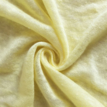 Natural fiber knitting linen jersey fabric