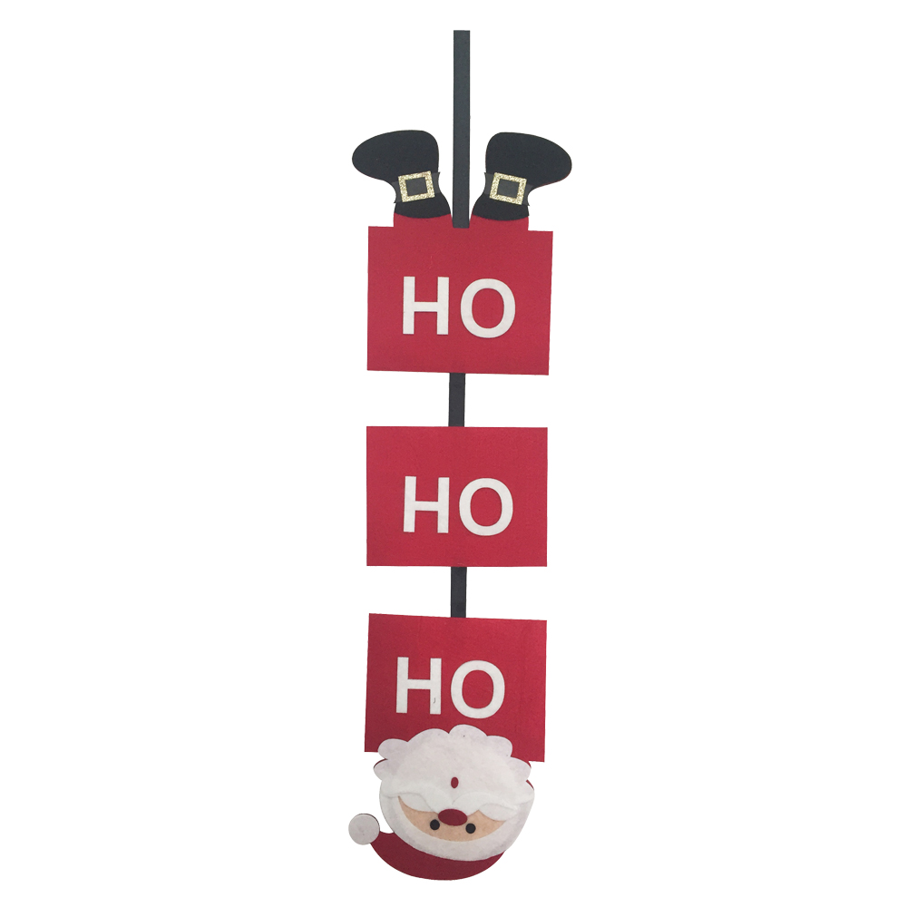 Christmas Santa Claus Wall Sign Ornaments