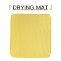 Absorbent 100% Polyester Placemat Flat Checkered Dish Mat