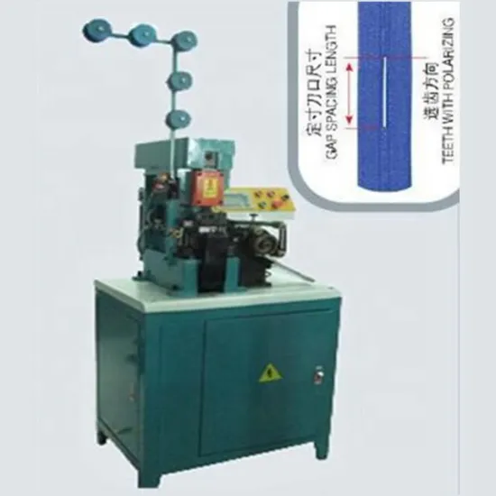 Automatic Nylon Gapping Zipper Stripping Machine