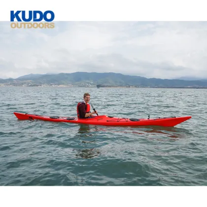 KUDO OUTDOORS 5.08M OEM Wholesale Professional Lofoten Sea Kayak for Water Sports