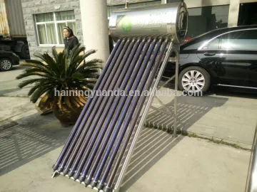 Stainless steel Vacuum Tube Compact Pressurized Solar water heater
