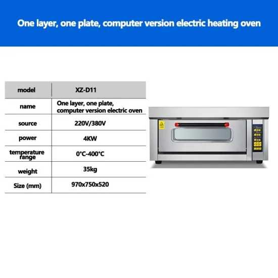 Industrial Stainless Steel Electric Oven, Bakery Pizza