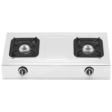 Hot Sales Commercial Kitchen Stainless Steel Gas Stove 2 Cast Iron Burner Table Gas Stove Cookers