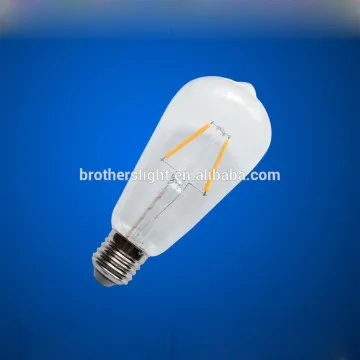 Most popular ST64 E27 decorative antique vintage LED Filament Light Bulb