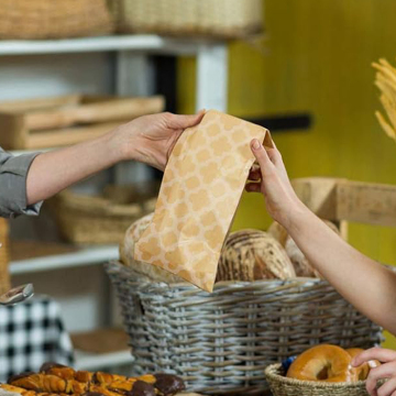 Biodegradable Eco-Friendly Brown Paper Takeout Packaging for Bakery Goods - Wholesale