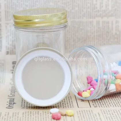 ECO Mini Wide Mouth 8oz Weck Mason Jars with gold lid