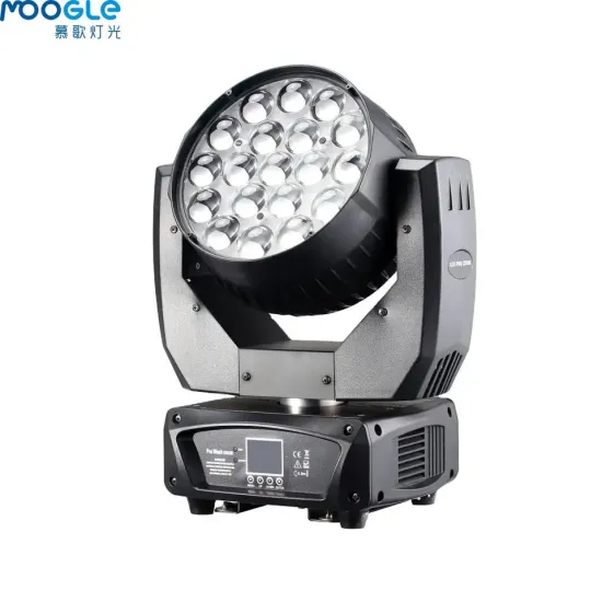 MOOGLE IP65 RGBW MAC AURA 19x15 IP65 Moving Light Beam LED Heads