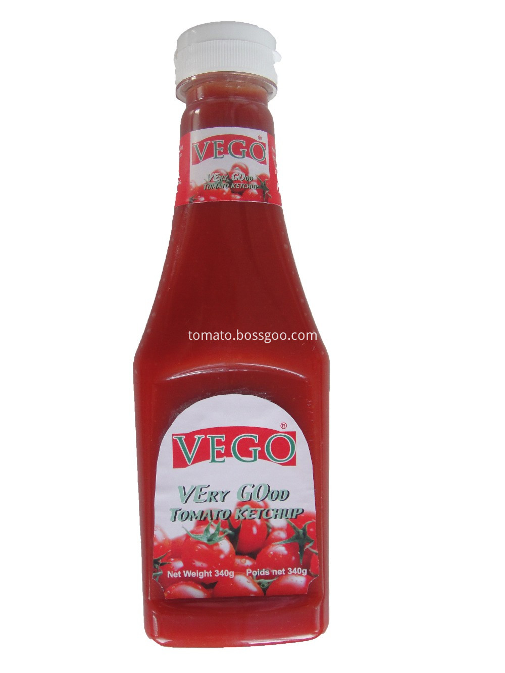 Plastic bottle tomato ketchup