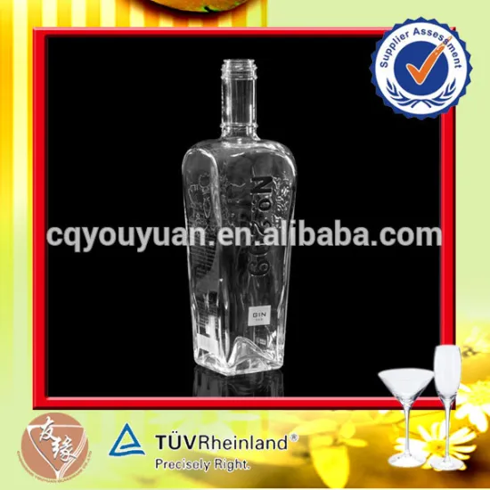 USA 700ml branded sparkling wine glass bottle for vodka