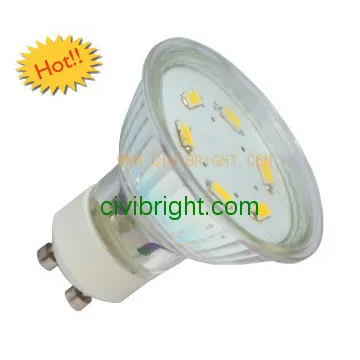 Hot sale! SMD spotlight 3W glass cup 240LM Glod supplier