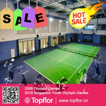 professional badminton pvc sport flooring mat