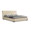 Exquisito diseño único simple y simple suave y suave cama cómoda