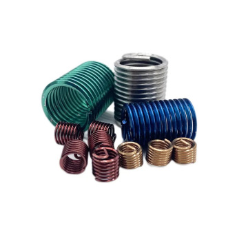 304 Stainless Steel Wire Thread Repair Insert Dyeing Coating Screw Sleeve Fastener