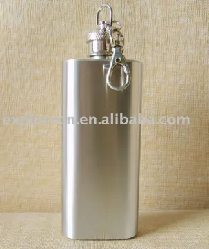 Stainless steel hip flask