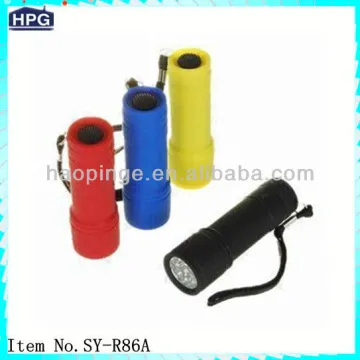 9 Pieces Rechargeable LED Flashlights for Promotional