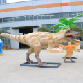 Hoạt hình khủng long tyrannosaurus với lông