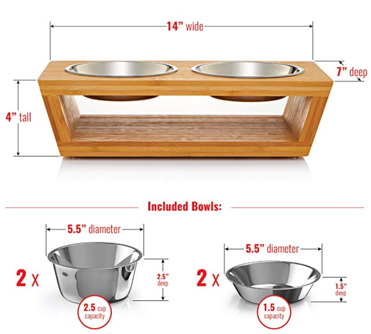 Premium Elevated Pet bowls