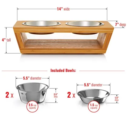 Premium Elevated Pet bowls
