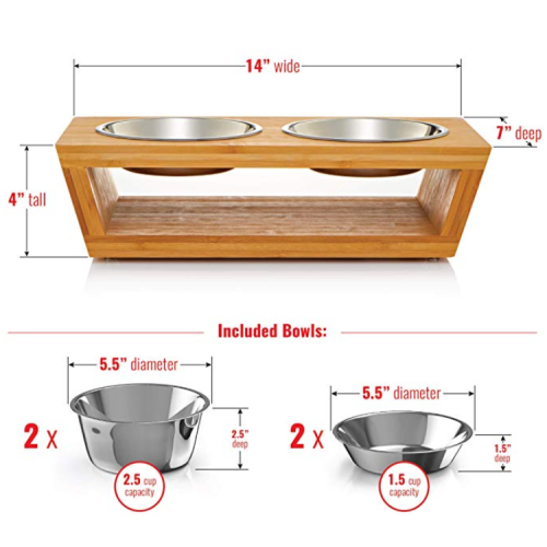 Premium Elevated Pet bowls