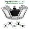 LED garage light household warehouse foldable deformable light P-12 96LED 120W E26 360 degree deformable ceiling light