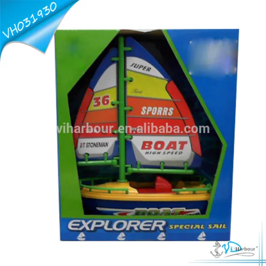 Battery Operated Toy Boat Plastic