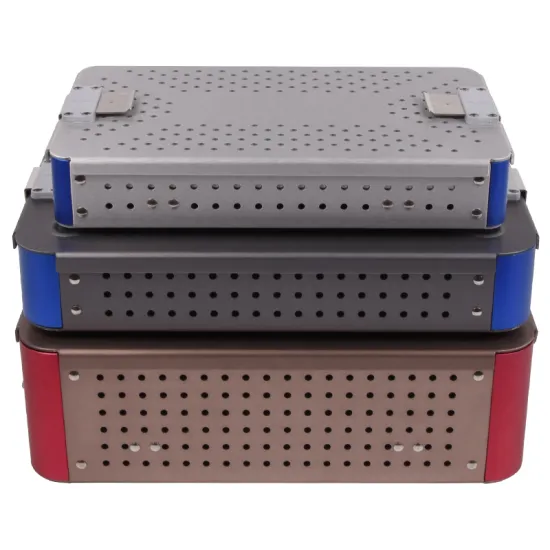 Aluminium and Stainless Steel Medical Surgical Ent Trays: Sterilization Box and Container Solutions
