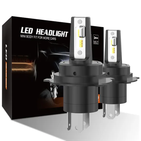 Superior Brightness 30W Wireless 3000lm 12V/24V 1860 Chip LED H4 Headlight Bulb, 6500K White Halogen Replacement