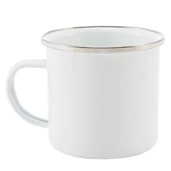 Factory Wholesale Custom Carbon Steel Enamel Sublimation Coffee Mug and Ceramic Mug for Promotion