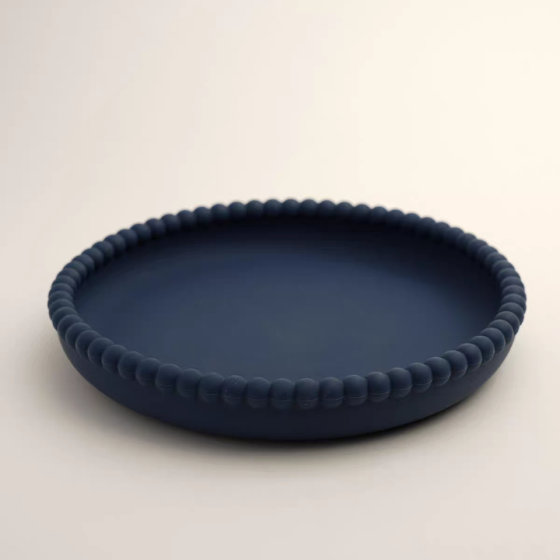 Silicone baby food plate