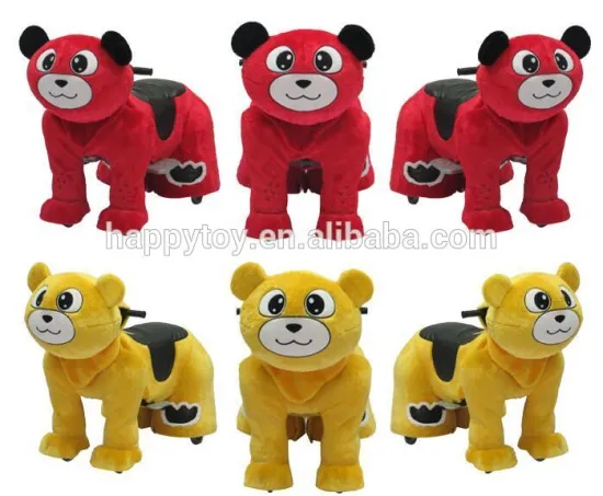 HI CE motorized coin operated animal scooter riding horse toy in mall