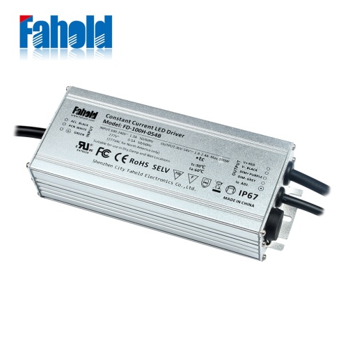 Controlador LED de 24V 100W Controlador de aluminio de voltaje constante