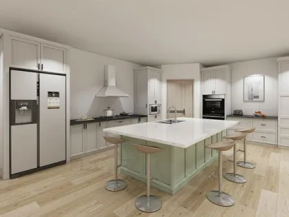 Customized High End Solid Wood Cupboard For Kitchen