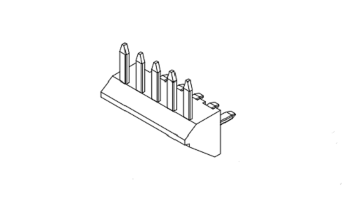 2,50 mm toonhoogte 90 ° Wafer Connector Series AW2504R-XP