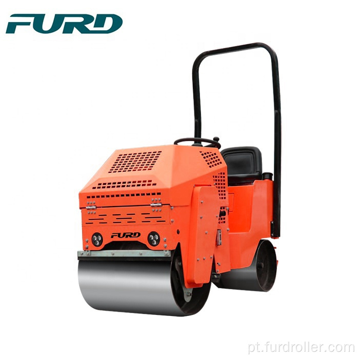 Mini rolo compactador com duas máquinas para construção de estradas FYL-860