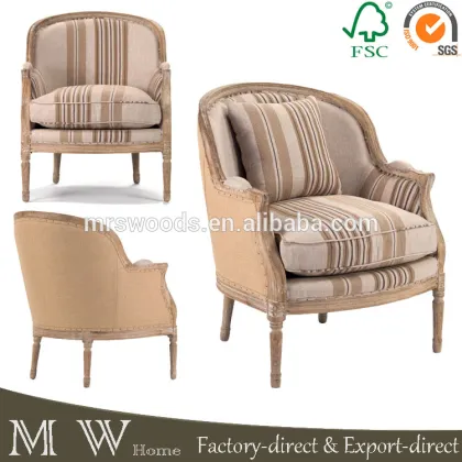 french oak wooden chesterfield chair, upholstered linen chesterfield chair, chesterfield chair